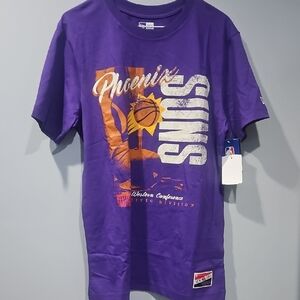 New Era Purple Phoenix Suns Short Sleeve Tee